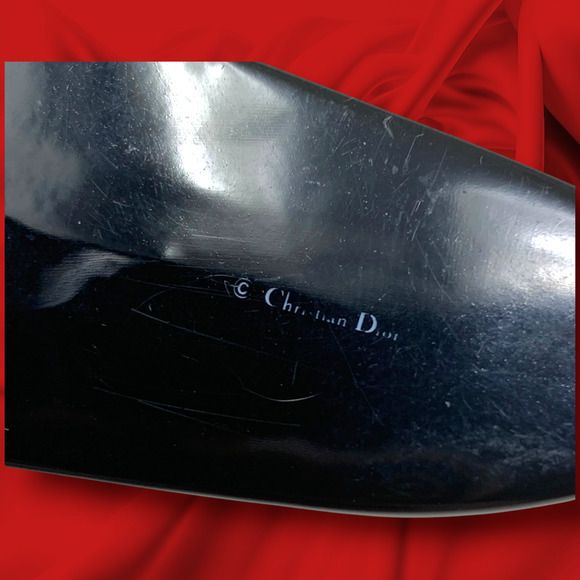 Y2K Christian Dior Diorrain 1 Sunglasses Italy Black Oversized PARTS REPAIR READ main image 14